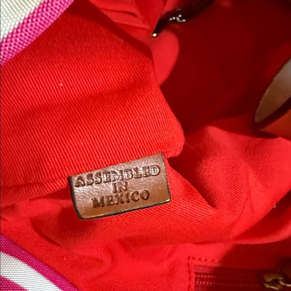 Dooney & Bourke Sullivan Shopper Tote Watermelon/Blue.With dust bag and charm - Picture 10 of 10